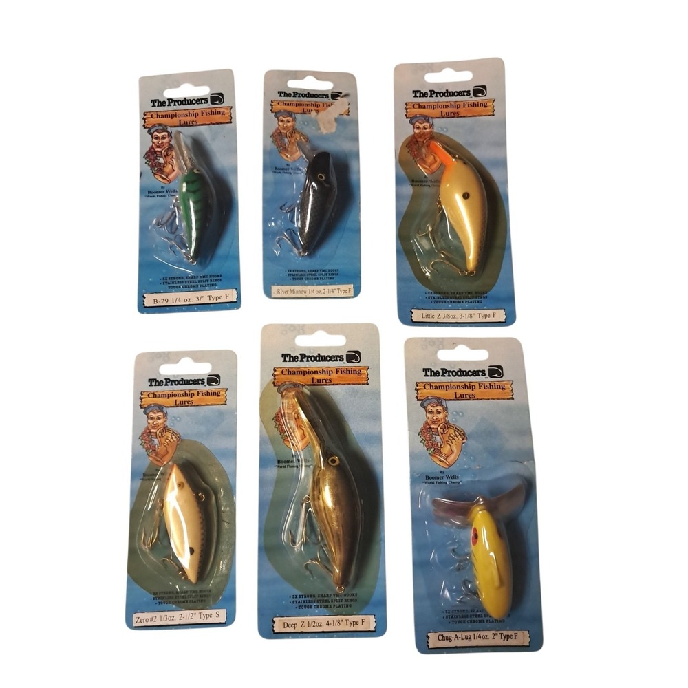Fishing Lure Lot Of 6 The Producers Championship Fishing Lures
